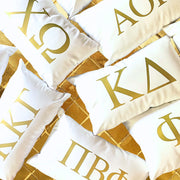 DPhiE - Sorority Greek Letter Pillows