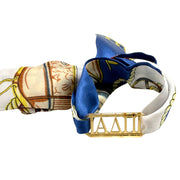 Sorority Scarf Tie with Greek Letter Slide