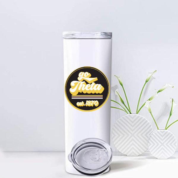 Theta - Sorority Tumbler - Go Sorority Design