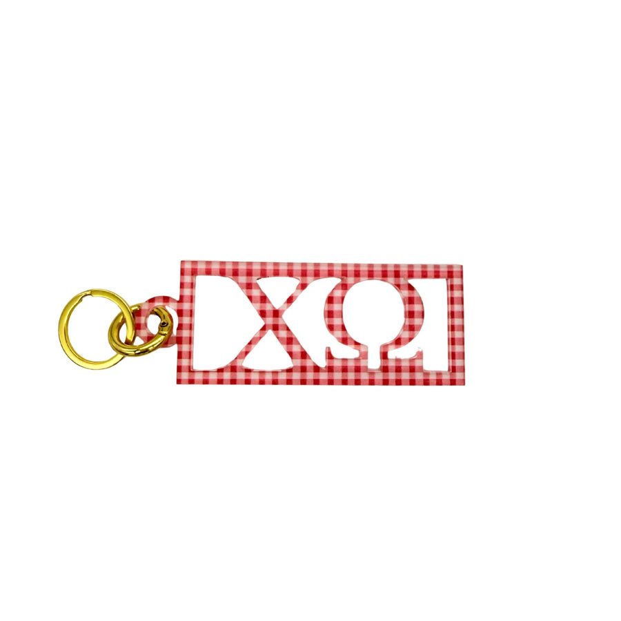 Sorority Greek Letter Acrylic Keychains