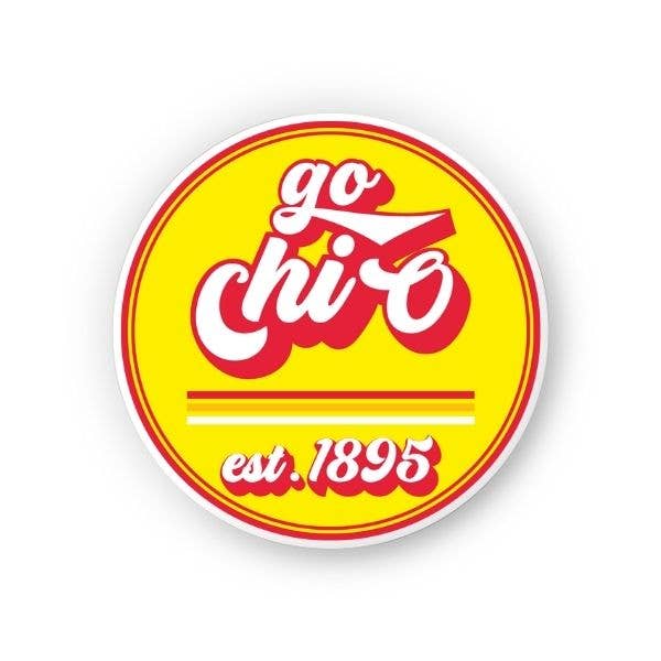 Chi O - Sorority Sticker - Go Design