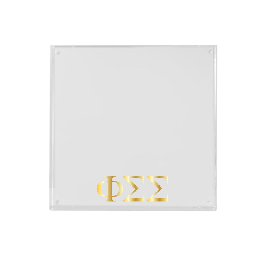 Phi Sigma Sigma - Sorority Greek Letter Acrylic Magnetic Frame