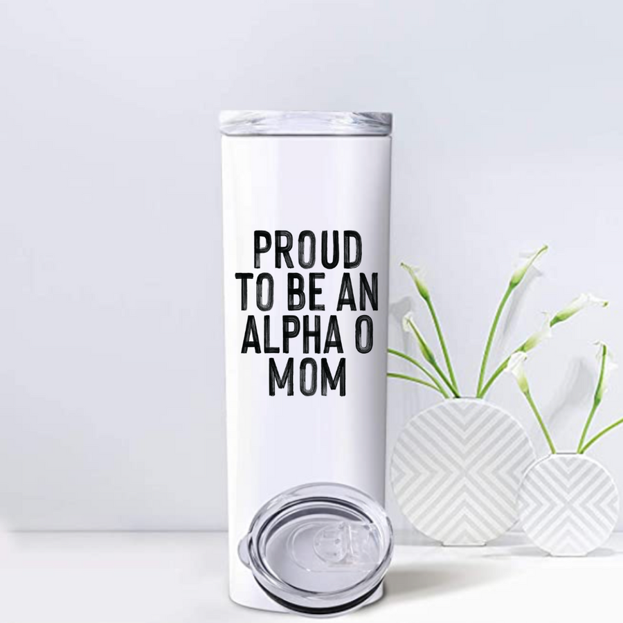 Proud to Be A Mom Insulated Travel Mugs - Alpha O
