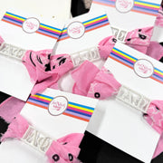 Sorority Bandana Wrap with Greek Letter Acrylic Slide