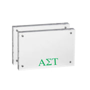 Alpha Sigma Tau - Sorority Greek Letter Acrylic Magnetic Frame