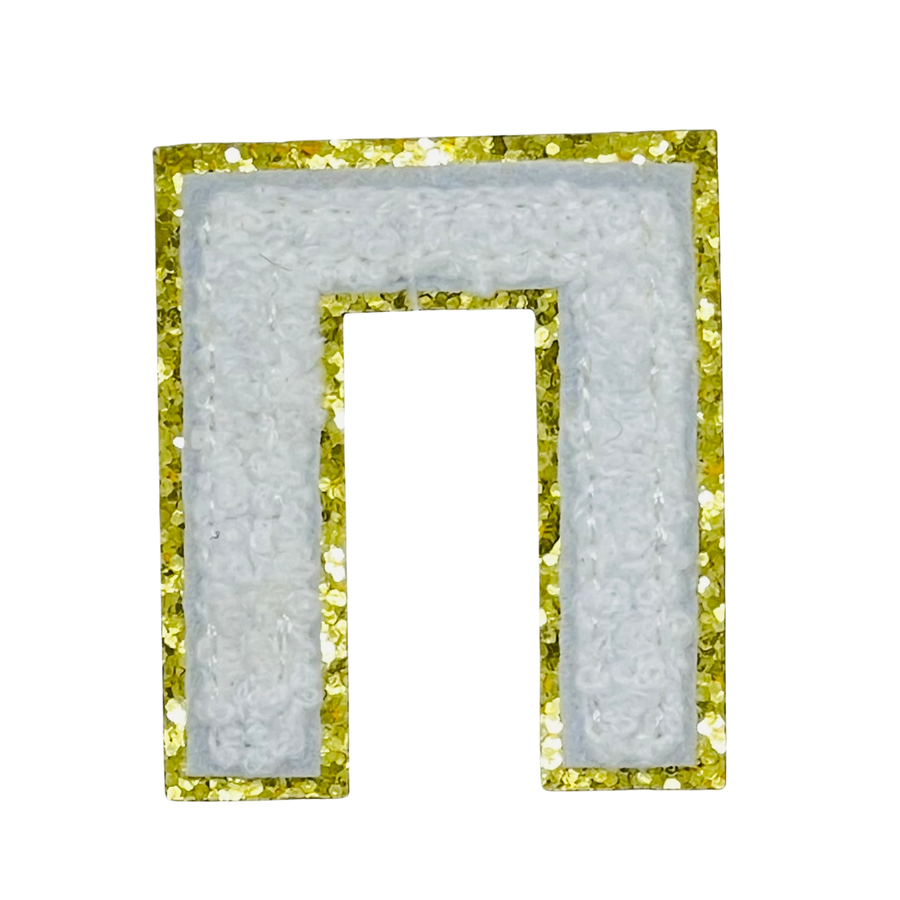 Pi - Chenille/Sequin Greek Letter Sticker Patch