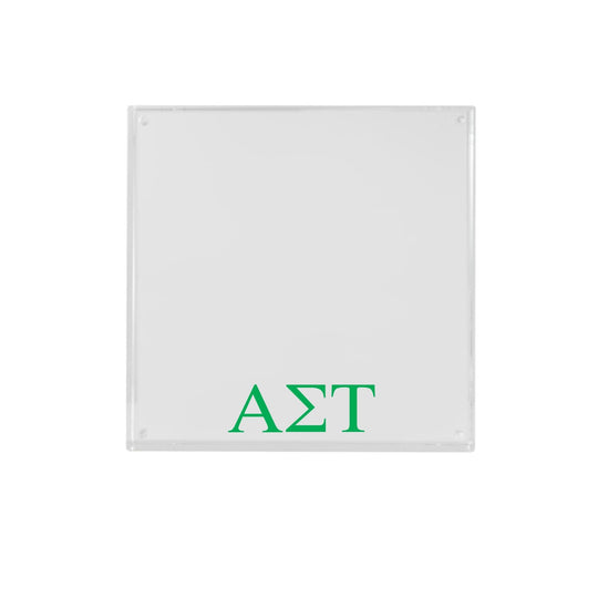 Alpha Sigma Tau - Sorority Greek Letter Acrylic Magnetic Frame