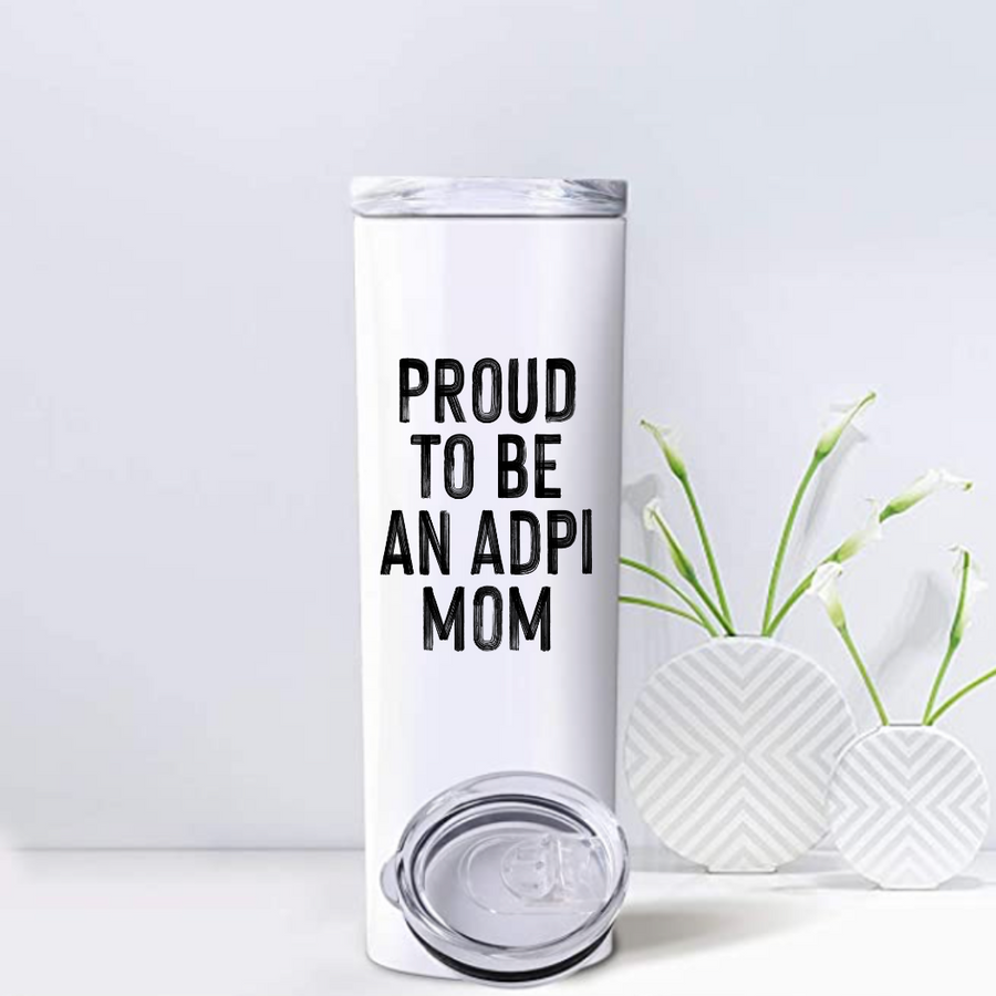 Proud to Be A Mom Insulated Travel Mugs - ADPi