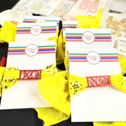 Sorority Bandana Wrap with Greek Letter Acrylic Slide