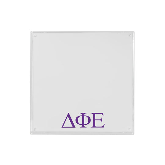 Delta Phi Epsilon - Sorority Greek Letter Acrylic Magnetic Frame