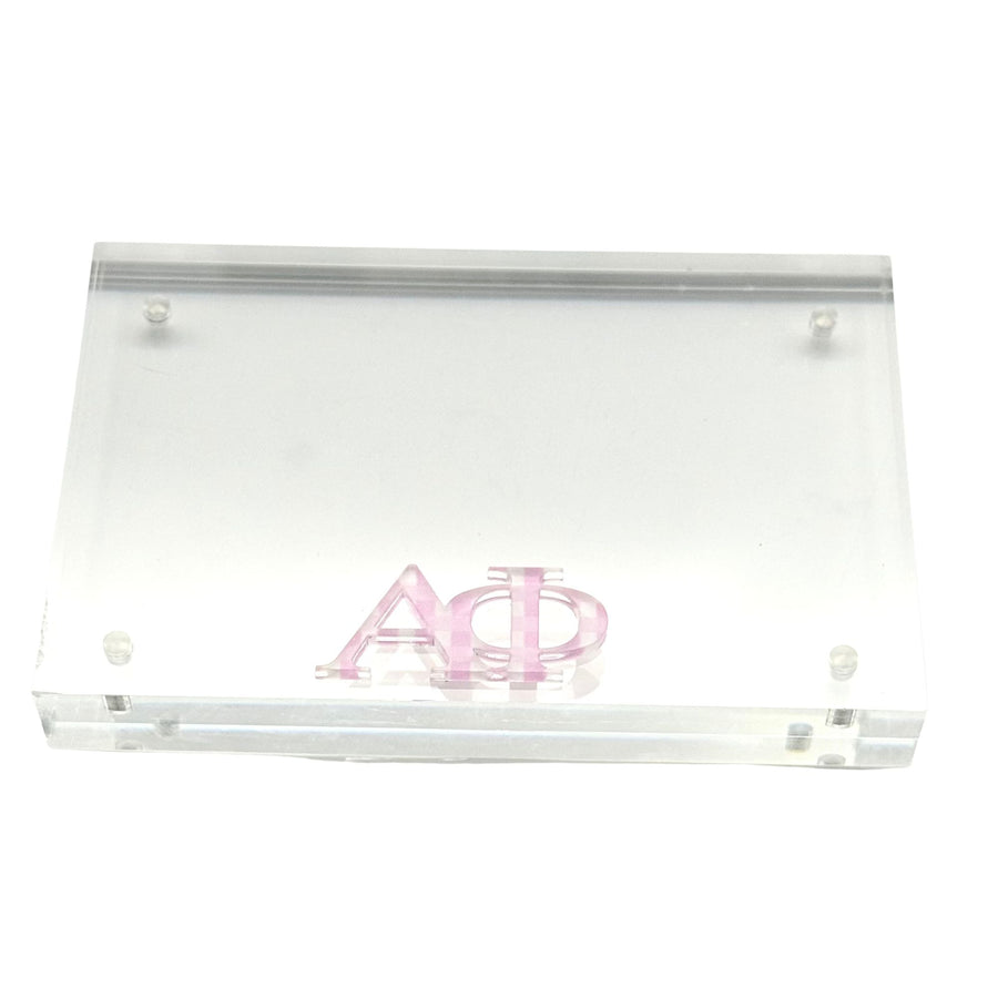 Alpha Phi - Sorority Greek Letter Acrylic Magnetic Frame