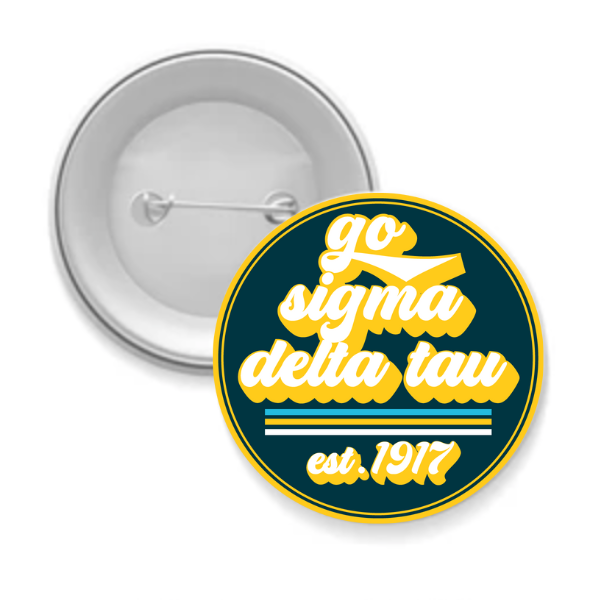 Sig Delt - Sorority Button - Go Design