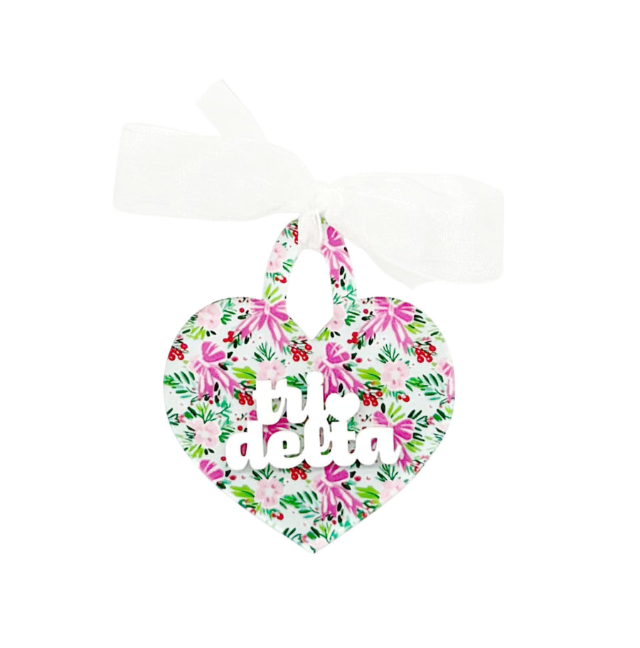 Sorority Heart Ornaments