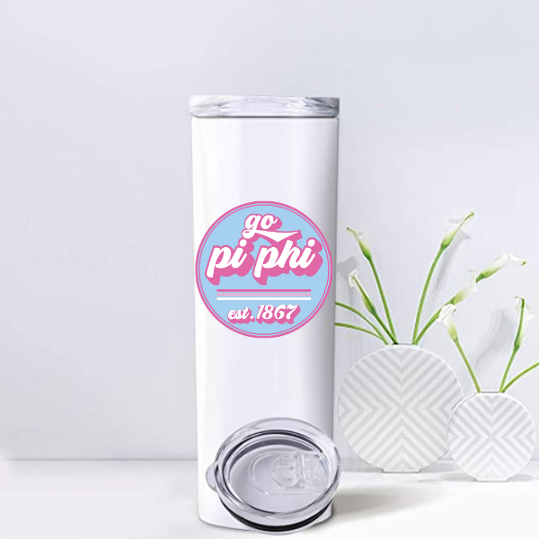 Pi Phi - Sorority Tumbler - Go Sorority Design