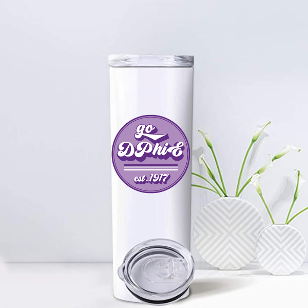 DPhiE - Sorority Tumbler - Go Sorority Design