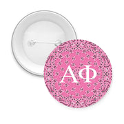 Sorority Pin-back Buttons - Bandana with Greek Letters