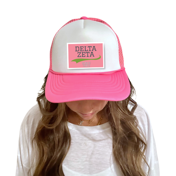 Dee Zee - Sorority Trucker Hat w/ Patch - Collegiate Design