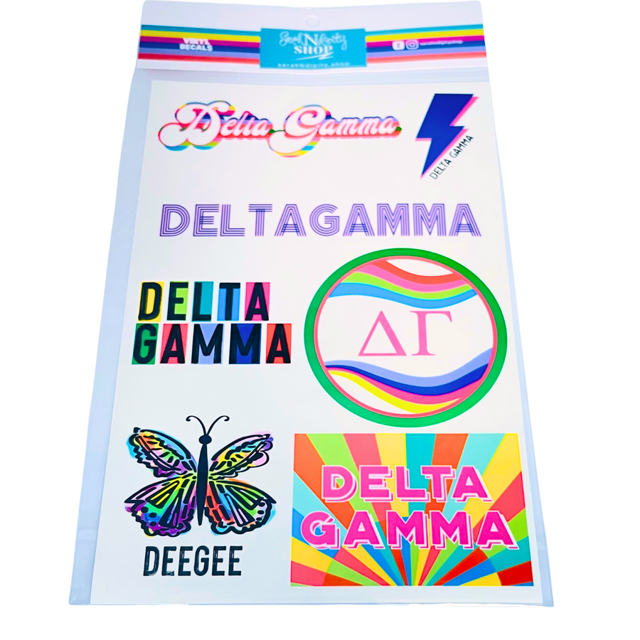 Deegee - Sorority Vinyl Decal Sheets