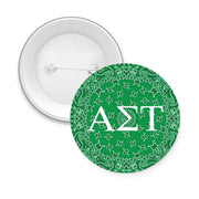Sorority Pin-back Buttons - Bandana with Greek Letters