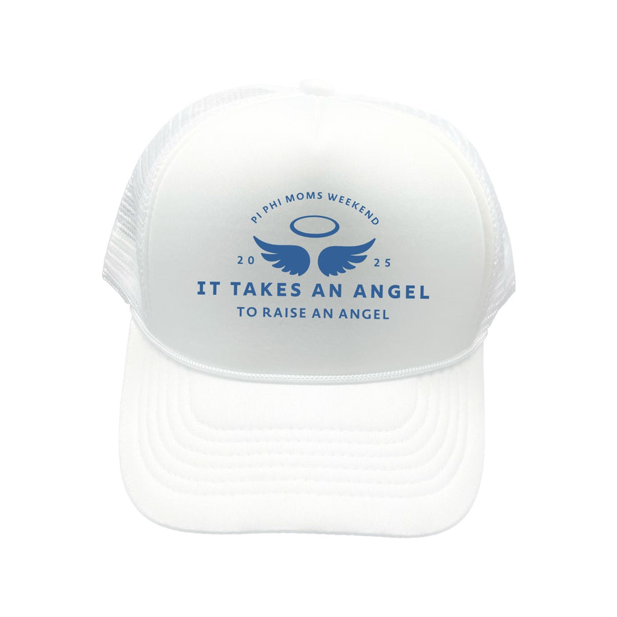 Pi Phi Moms Weekend Trucker Hat - Halo and Wings