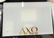 Alpha Chi Omega - Sorority Greek Letter Acrylic Magnetic Frame