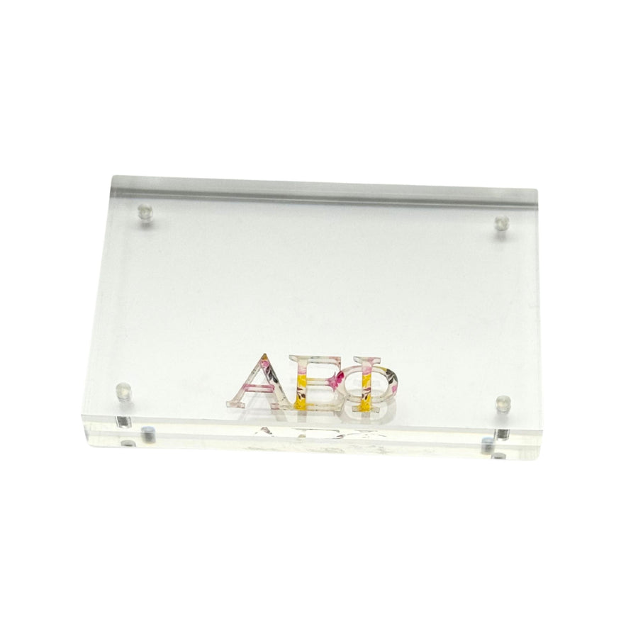 Alpha Epsilon Phi - Sorority Greek Letter Acrylic Magnetic Frame