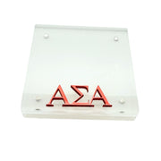Alpha Sigma Alpha - Sorority Greek Letter Acrylic Magnetic Frame
