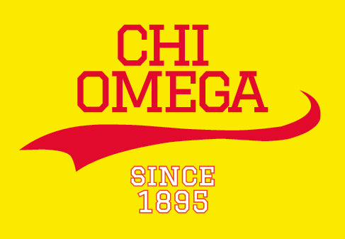 Chi O - Sorority Peel & Stick Patch - Collegiate Design