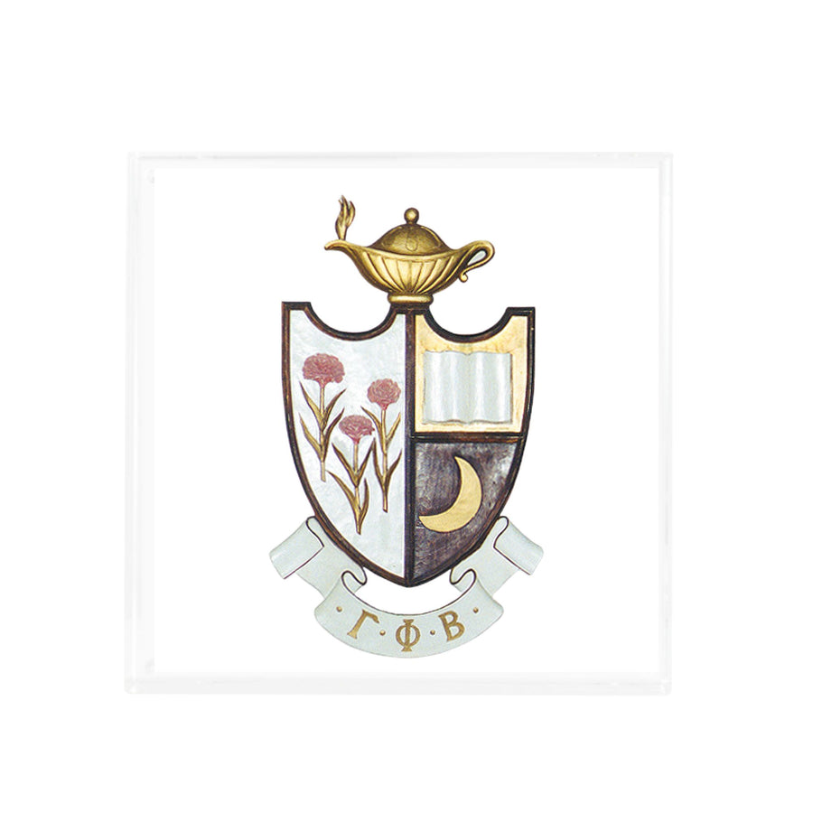 Sorority Crest Print in Acrylic Magnetic Frames