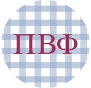 Pi Beta Phi Greek Letter Scalloped Pillow Covers