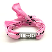 Gamma Phi Beta - Bandana Wrap w/ Metallic Acrylic Slide