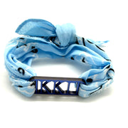 Kappa Kappa Gamma - Bandana Wrap w/ Metallic Acrylic Slide