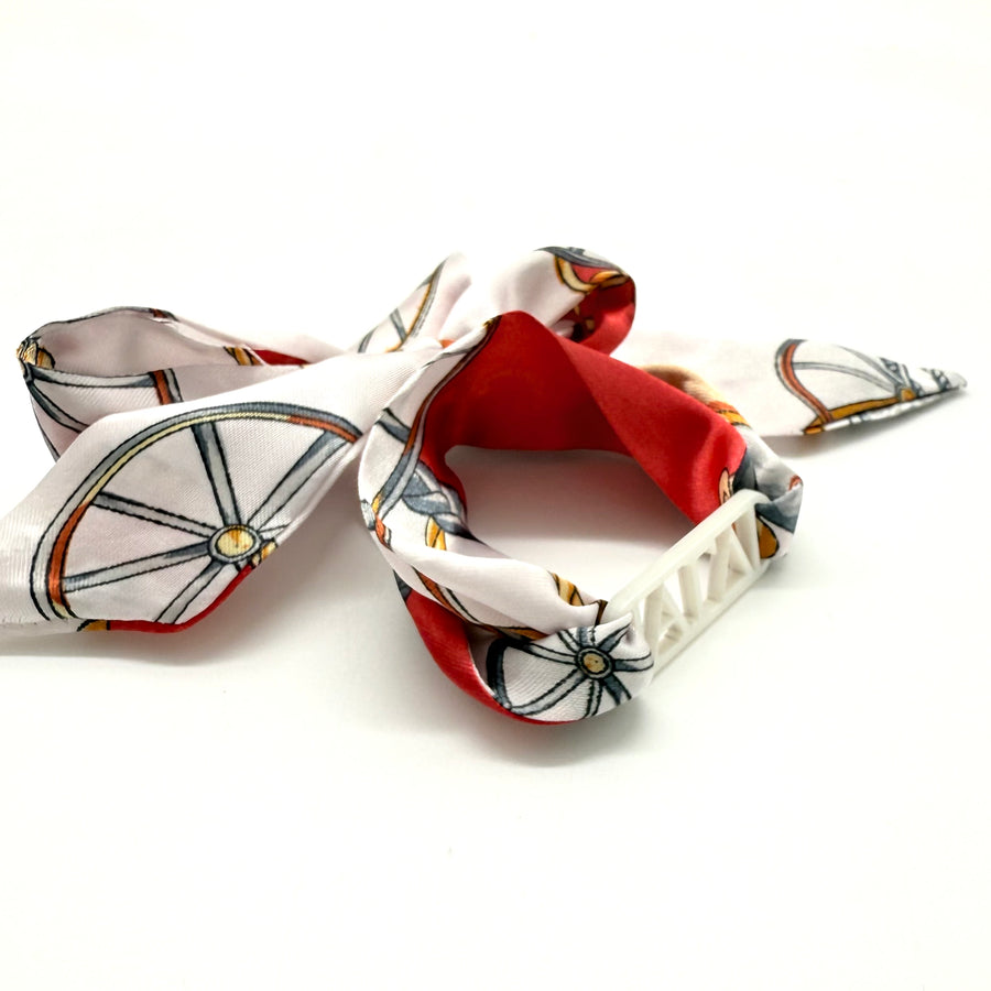 Alpha Gamma Delta - Tie Scarf with Sorority Greek Slide