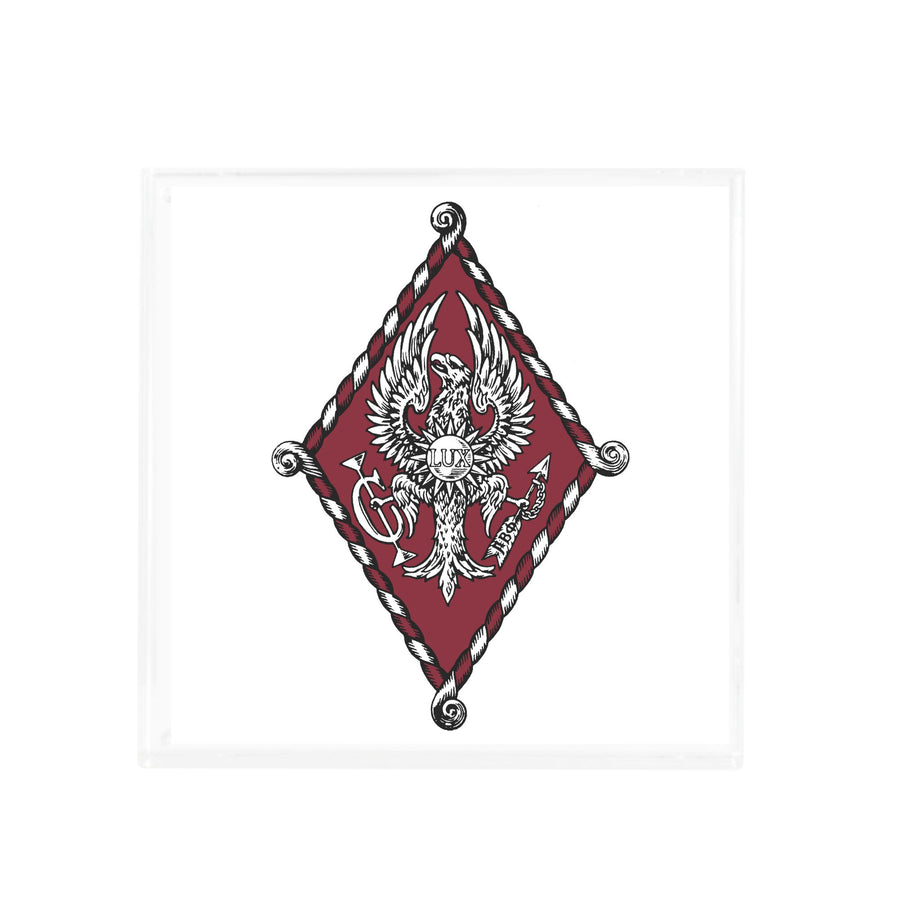 Sorority Crest Print in Acrylic Magnetic Frames