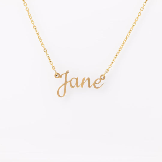 Personalized Stainless Steel Chain Necklace