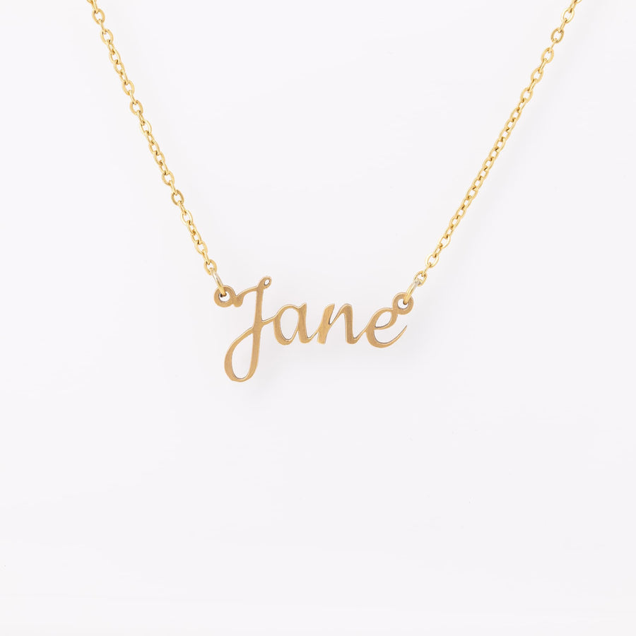 Personalized Stainless Steel Chain Necklace