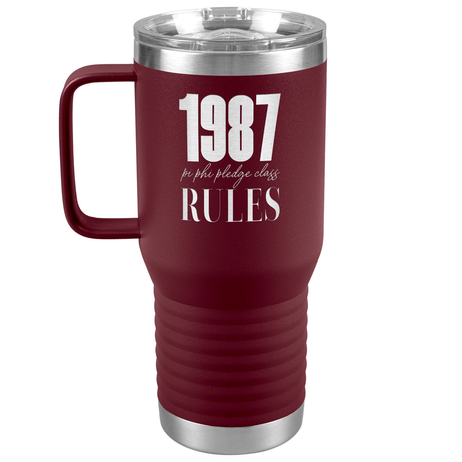 Pi Phi 1987 Rules 20 oz. Tumbler