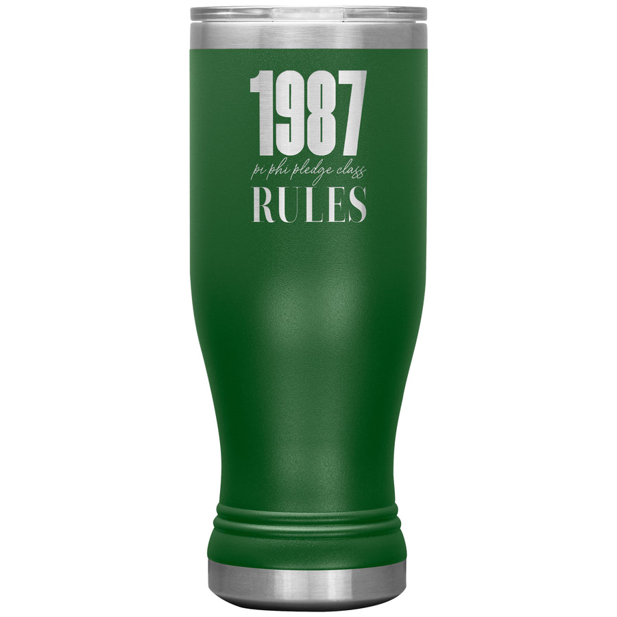 Pi Phi 1987 Rules Boho 20 oz. Tumbler
