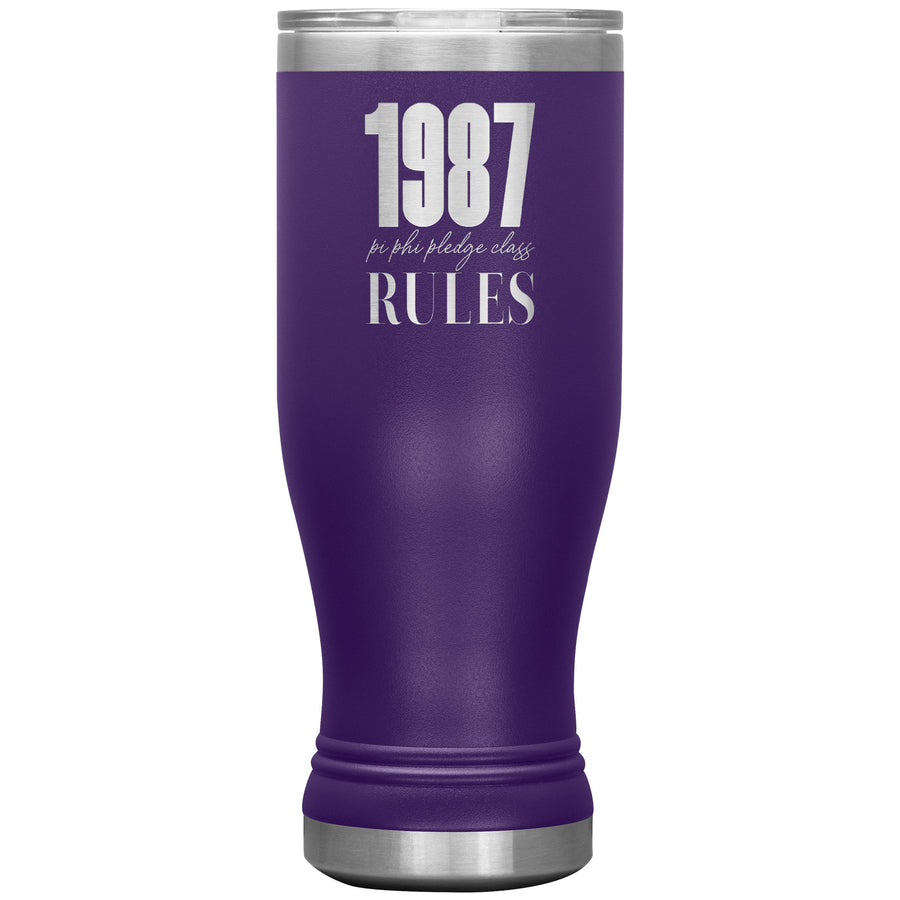 Pi Phi 1987 Rules Boho 20 oz. Tumbler