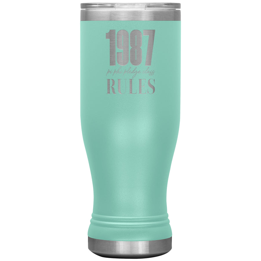 Pi Phi 1987 Rules Boho 20 oz. Tumbler