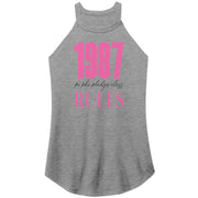 Pi Phi 1987 Rules Pink Text - Tri Rocker Tank