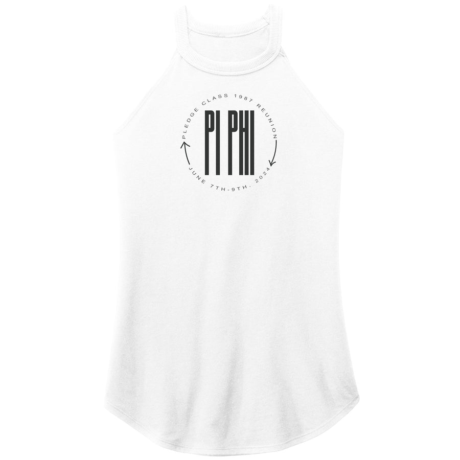 Pi Phi Circle Tri Rocker Tank