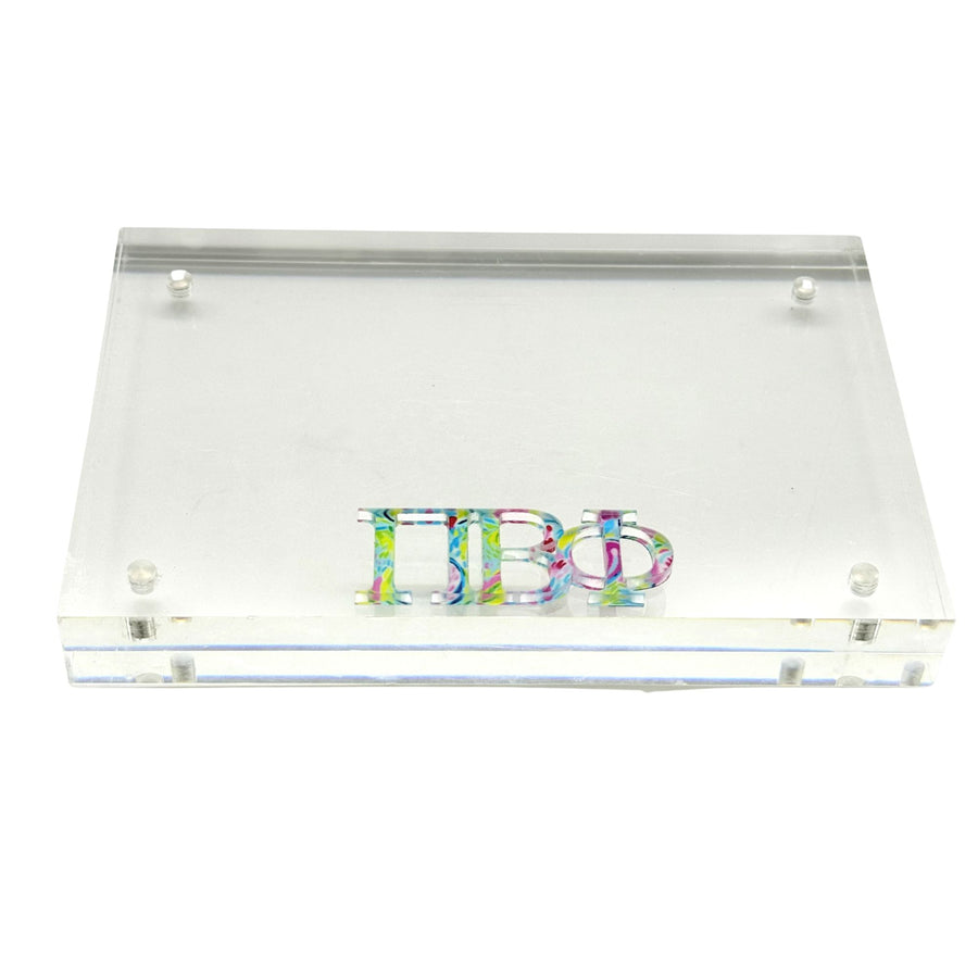 Pi Beta Phi - Sorority Greek Letter Acrylic Magnetic Frame