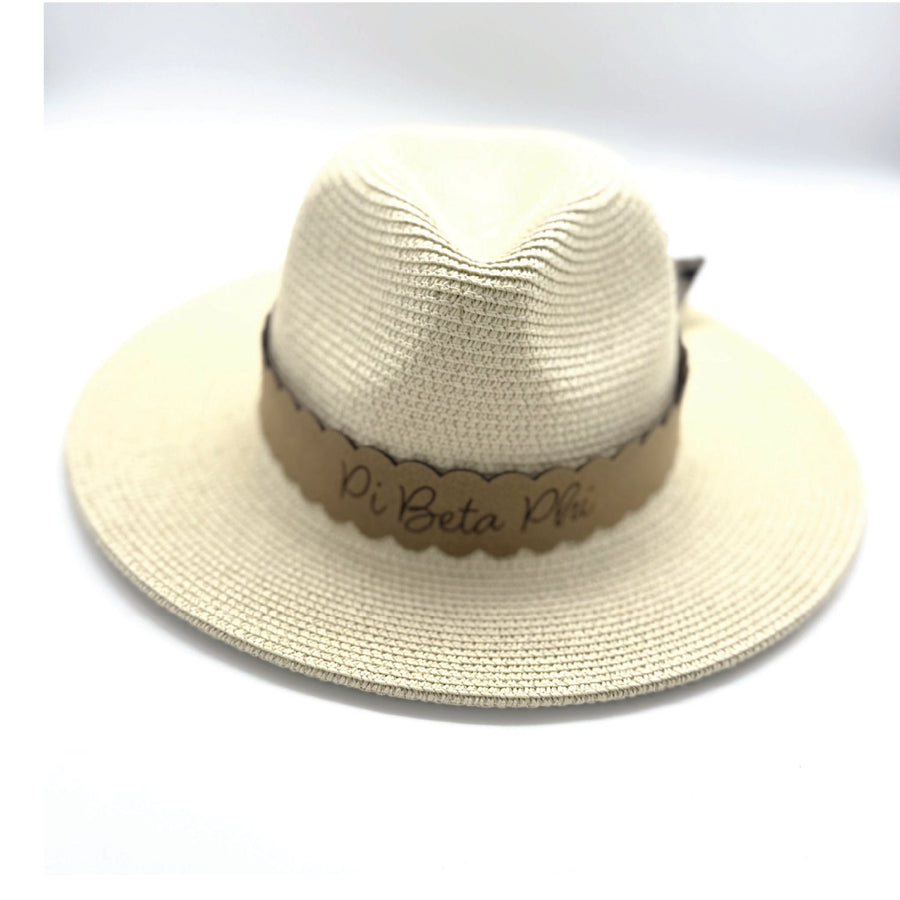 Sorority Scalloped Faux Suede and Satin Scarf Bands