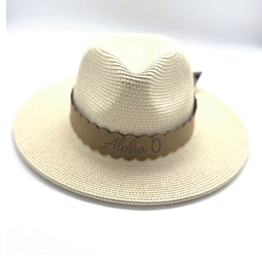 Sorority Scalloped Faux Suede and Satin Scarf Bands