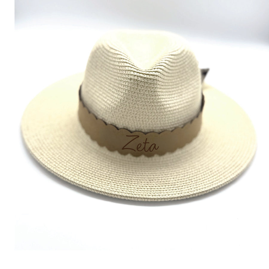 Sorority Scalloped Faux Suede and Satin Scarf Bands