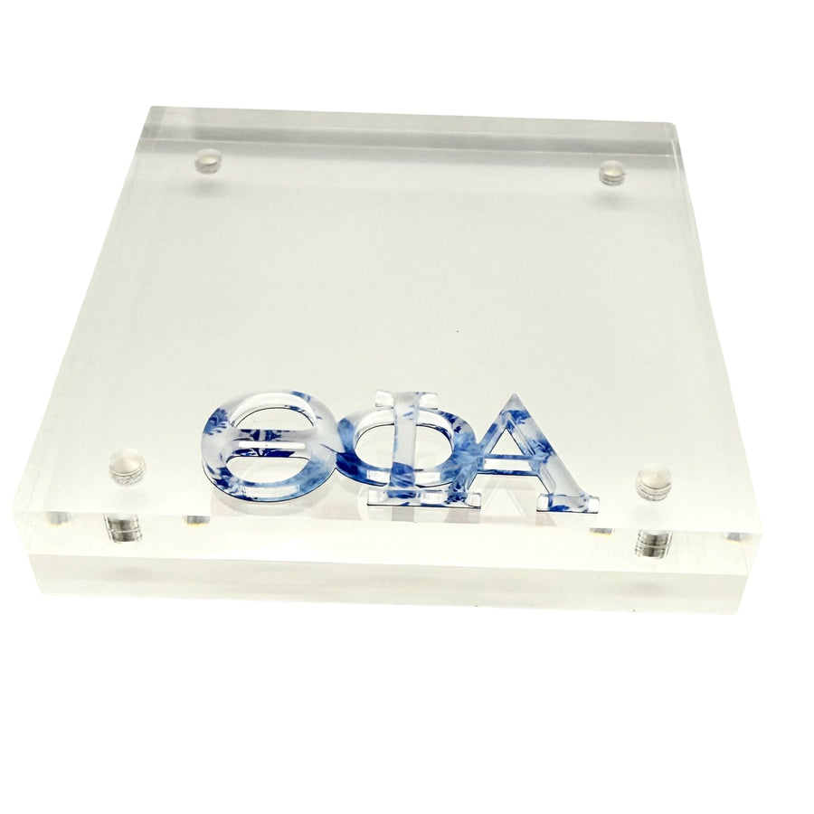 Theta Phi Alpha - Sorority Greek Letter Acrylic Magnetic Frame