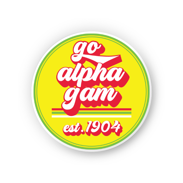 Sorority Vinyl Stickers - Go Sorority Design
