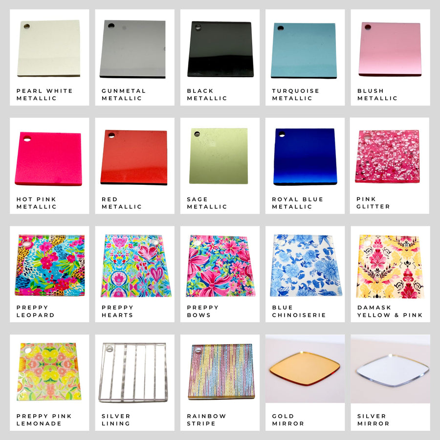 Monogram Charm - with or without scarf necklace