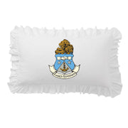 Sorority Crest Scalloped Pillow Cover